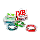NON-FADE X8 150m 8 Code PE Pish Line, Line number: No. 0.8(Green)