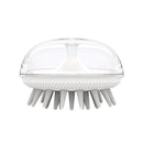 3 PCS Silicone Head Massage Shampoo Brush(White)
