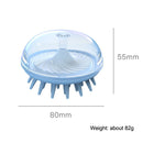 3 PCS Silicone Head Massage Shampoo Brush(White)