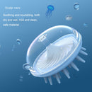 3 PCS Silicone Head Massage Shampoo Brush(Blue)