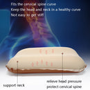 CHANODUG Camping Travel Portable Automatic Inflatable Foam Pillow(Navy Blue)