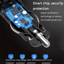 SUMI-TAP SLCC-001 Car Charger with 8 Pin + Micro USB + USB-C / Type-C Retractable Cable, Model: USB Type (Red)