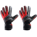 SHINESTONE ST915 1 Pair Finger Guards Thick Latex Goalkeeper Gloves, Size: 7(Black Red)