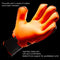 Ailsports ST5511 1 Pair Goalkeeper Thicken Latex Fingers Protection Gloves, Size: 5(Orange)
