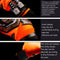 Ailsports ST5511 1 Pair Goalkeeper Thicken Latex Fingers Protection Gloves, Size: 5(Orange)