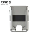 RFID Metal Anti-Theft Credit Card Holder(Silver Aluminum Terms)
