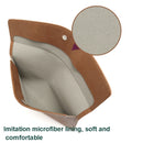 PU Leather Litchi Pattern Sleeve Case For 13.3 Inch Laptop, Style: Single Bag (Light Brown)