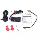 KOSO Motorcycle Water Tank Thermometer(Red Light)