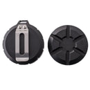 Outdoor Portable Stainless Steel First Aid Pill Storage Box(Black)