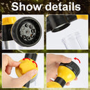 8 in 1 Car Wash Foam Pot Water Sprinkler(Yellow)