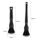 Car Air Conditioner Outlet Brush Interior Cleaning Soft Brush, Specification: Small+Large(Black)