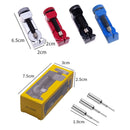 3 PCS Metal Adjustable Height Watch Band Link Pin Remover(Silver)