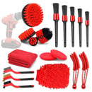 18 PCS / Set Car Wash Cleaning Brush Waterproof Car Wash Gloves