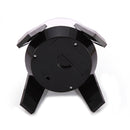 High-Footed UFO Solar 9cm 360 Rotating Display Stand Props Turntable(Black Blue Light)