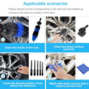 9 PCS / Set Car Wash Detail Brush Short Shank Tire Brush