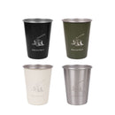 Shinetrip A403 4 PCS / Set Outdoor 304 Stainless Steel Coffee Cup(Primary Color)