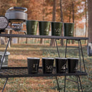 Shinetrip A403 4 PCS / Set Outdoor 304 Stainless Steel Coffee Cup(Beige)