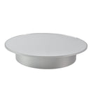 25cm USB Power Rotating Display Stand Video Shooting Props Turntable(White Bottom Frosted )