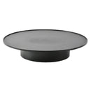 25cm USB Power Rotating Display Stand Video Shooting Props Turntable(Black Bottom Frosted )