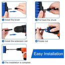21 PCS / Set A Outlet Slit Cleaning Brush Drilling Brush