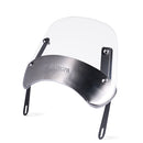 HONGPA DY-002 5-7 Inch Retro Motorcycle Modified PC Windshield(Transparent)
