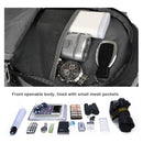LOCAL LION Lightweight Waterproof Outdoor Travel Backpack, Capacity: 20-35L(Black)