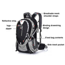 LOCAL LION Lightweight Waterproof Outdoor Travel Backpack, Capacity: 20-35L(Black)
