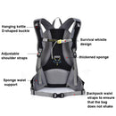 LOCAL LION Lightweight Waterproof Outdoor Travel Backpack, Capacity: 20-35L(Black)