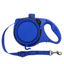 SHYLGQ-1 3 In 1 Portable Water Bottle + Leash + Drinking Bowl Set(Blue)