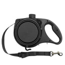 SHYLGQ-1 3 In 1 Portable Water Bottle + Leash + Drinking Bowl Set(Black)