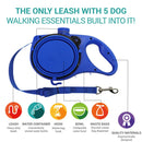 SHYLGQ-1 3 In 1 Portable Water Bottle + Leash + Drinking Bowl Set(Black)