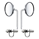 1 Pair HP-J007 Motorcycle Modified Caliper Rearview Mirror(Silver)
