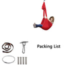 Kids Elastic Hammock Indoor Outdoor Swing, Size: 1x2.8m (Black)