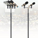 A18 Four-headed Microphone Clip Aluminum Pole Microphone Accessories