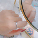 2 PCS Q38 Couples Mobius Twist Open Adjustable Ring For Mens