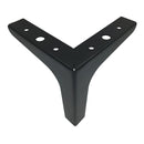 LH-J0016 Metal TV Cabinet Sofa Leg, Height: 10cm(Matte Black)