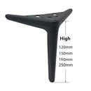 LH-XY-0010 Sofa Cabinet Metal Leg Furniture Leg, Height: 15cm(Titanium)