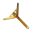 LH-XY-0010 Sofa Cabinet Metal Leg Furniture Leg, Height: 15cm(Titanium)