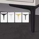 LH-XY-0010 Sofa Cabinet Metal Leg Furniture Leg, Height: 15cm(Titanium)