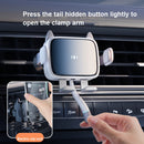 ZJ098 15W Cat Shape Car Wireless Charger Smart Sensor Phone Holder(White)