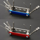 Bicycle 12 In 1 Portable Repair Tool(Red)