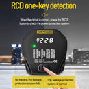 ANENG Backlight Digital Display Socket Ground Wire Voltage Tester, Specification: AC90D EU Plug