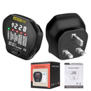 ANENG Backlight Digital Display Socket Ground Wire Voltage Tester, Specification: AC90E UK Plug