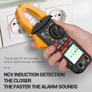 ANENG ST180 Digital Display Clamp AC & DC Intelligent Voltage Multimeter(Red)