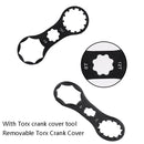 4 PCS Bike Aluminum Alloy Shock Absorber Disassembly Repair Tool(Black)
