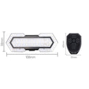 BG-2024 Bicycle Wireless Remote Control Steering Taillight(Black)