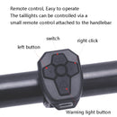 BG-2024 Bicycle Wireless Remote Control Steering Taillight(Black)