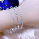 2 PCS Z111 Ladies Frosted Gypsophila Bracelet, Size: 60mm