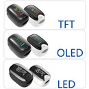 AD901 Finger Clip Oximeter Pulse Heart Rate Monitoring Monitor, Shape: LED(Black)