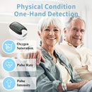 AD901 Finger Clip Oximeter Pulse Heart Rate Monitoring Monitor, Shape: LED(Black)